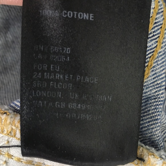 BDG Urban Outfitters Mom High Rise Denim Jean Shorts in Blue - Picture 8 of 10